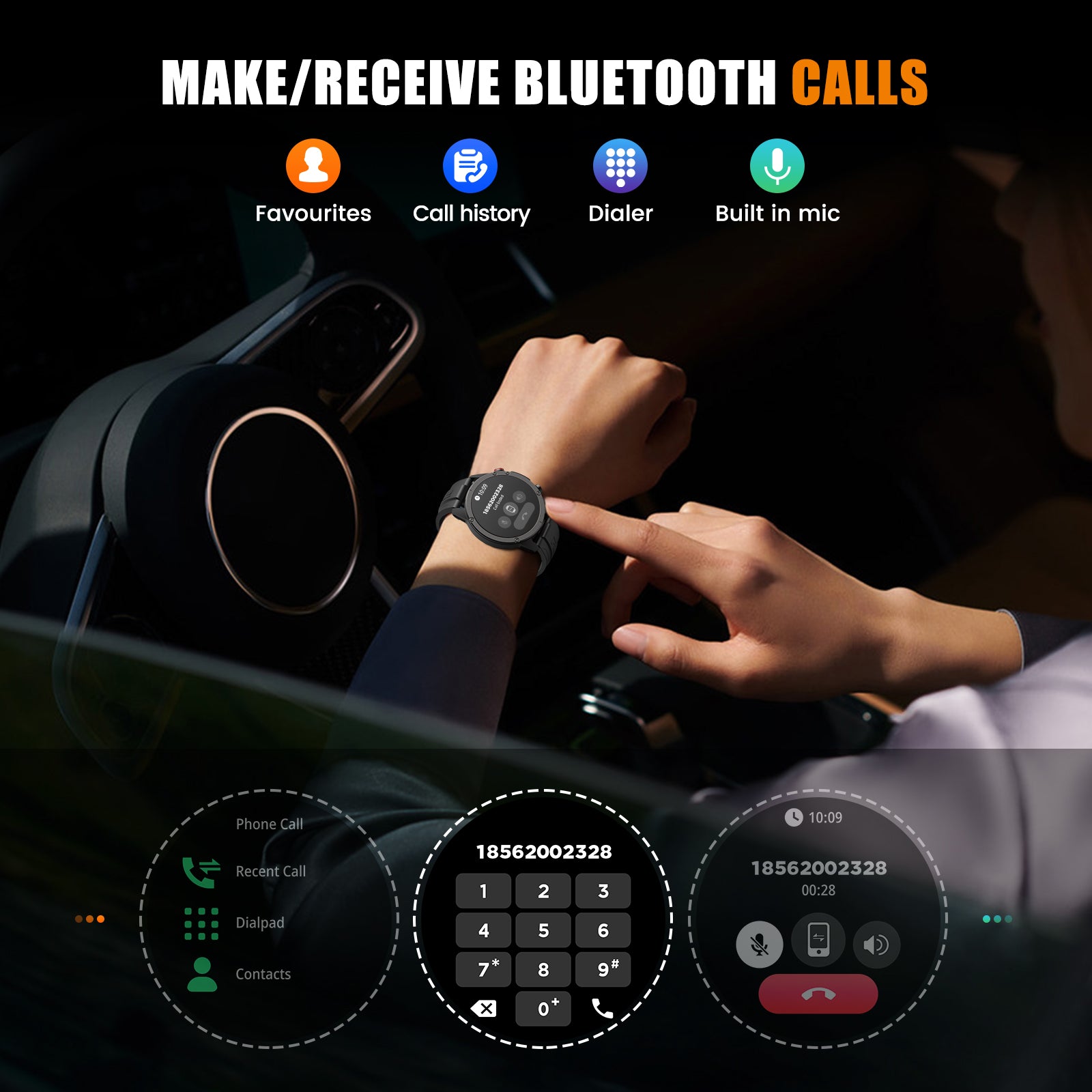 Hybott Watch R1 Bluetooth calling smartwatch