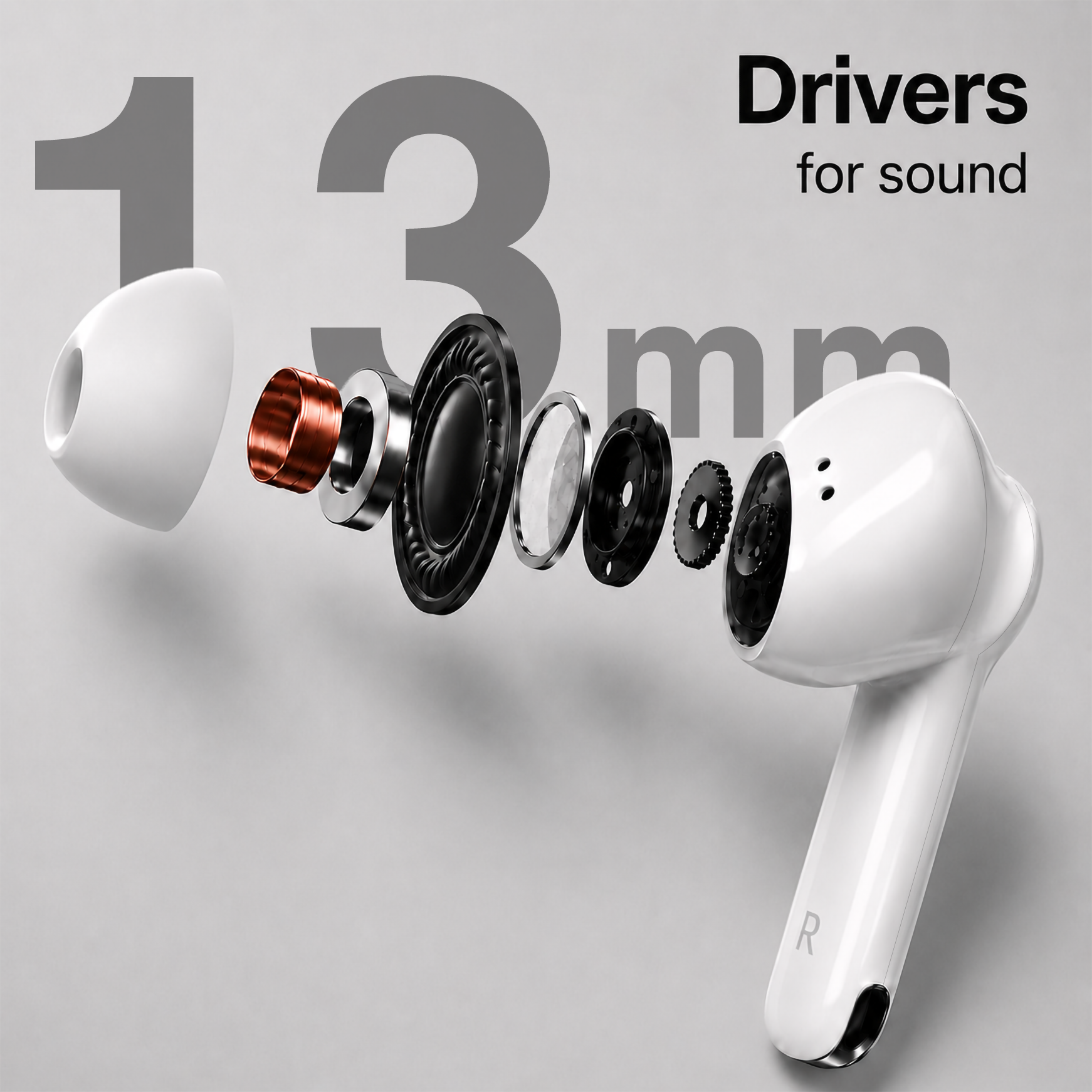 Hybott XBuds 13mm dynamic driver deep bass