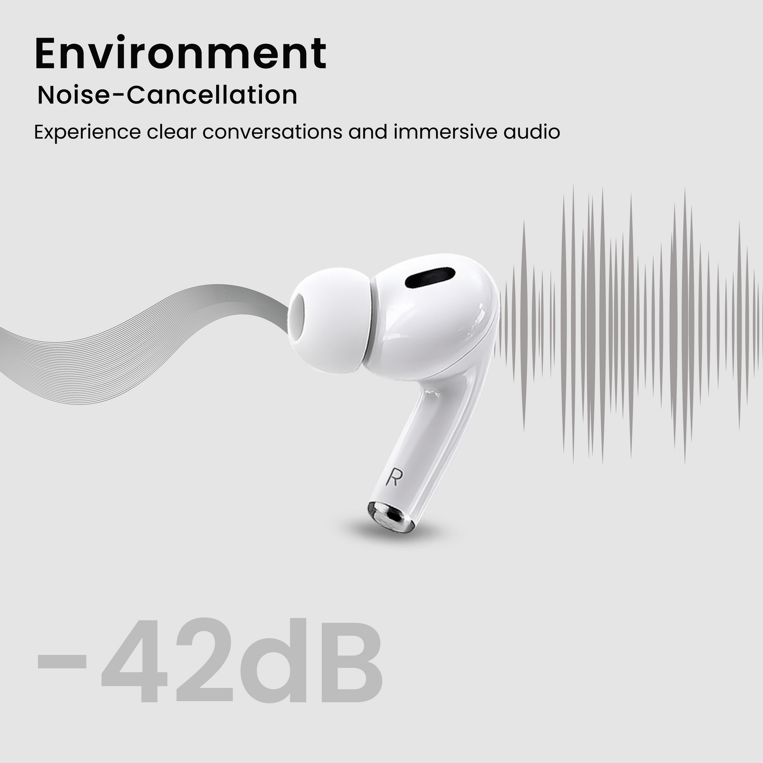 Hybott Air Buds ENC noise cancellation calling