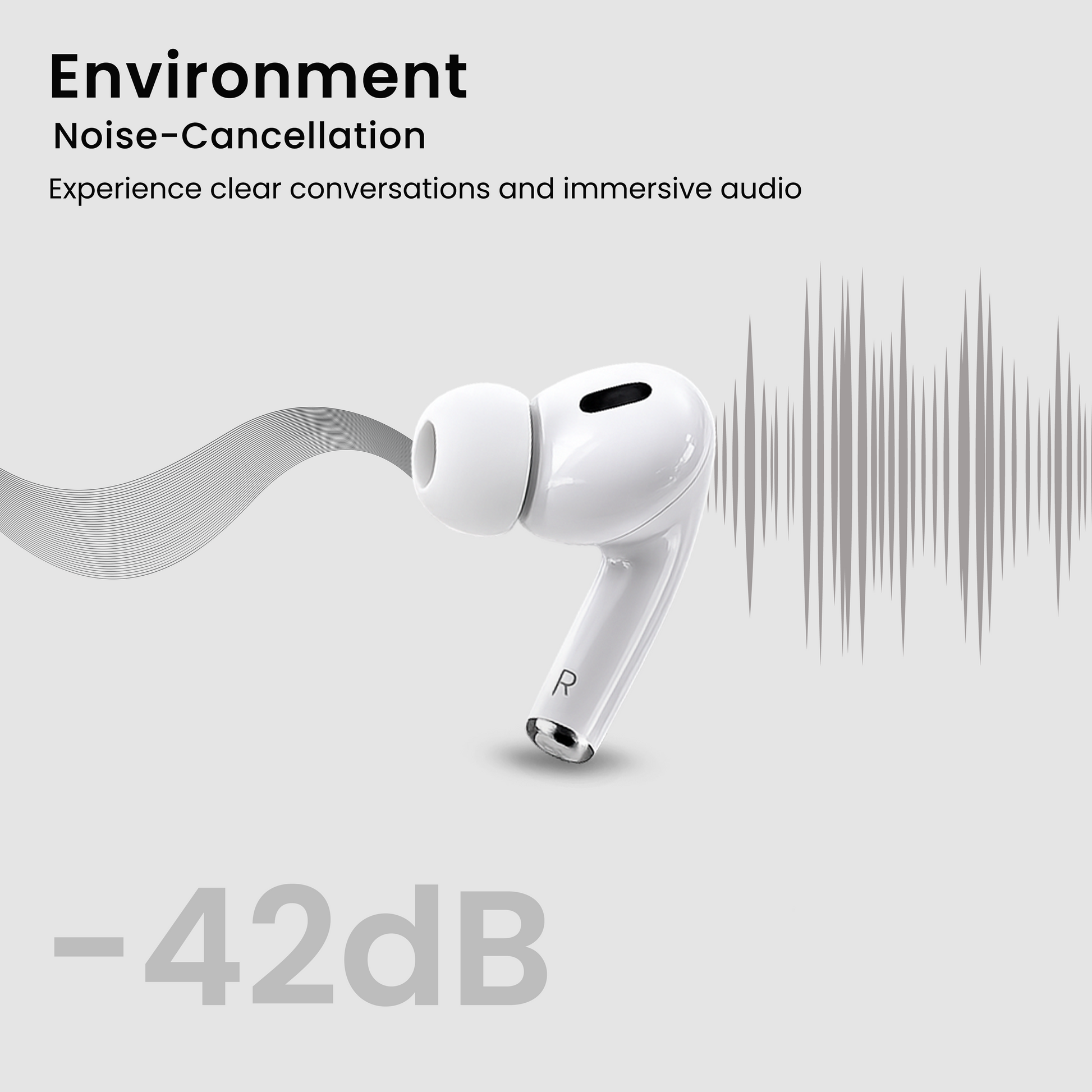 Hybott Air Buds ENC noise cancellation calling