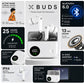 Hybott XBuds Bluetooth 6.0 LED display earbuds