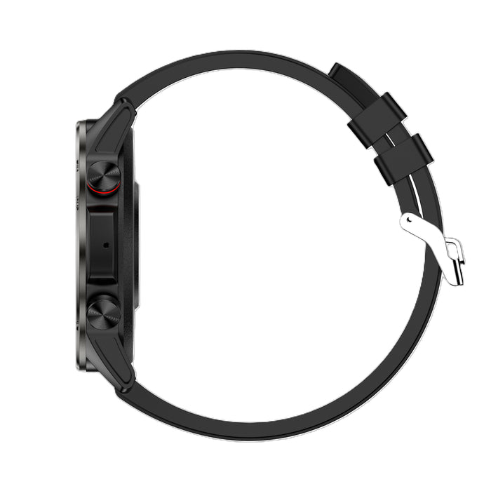 Hybott Watch R1 Black smartwatch with a strap on a white background