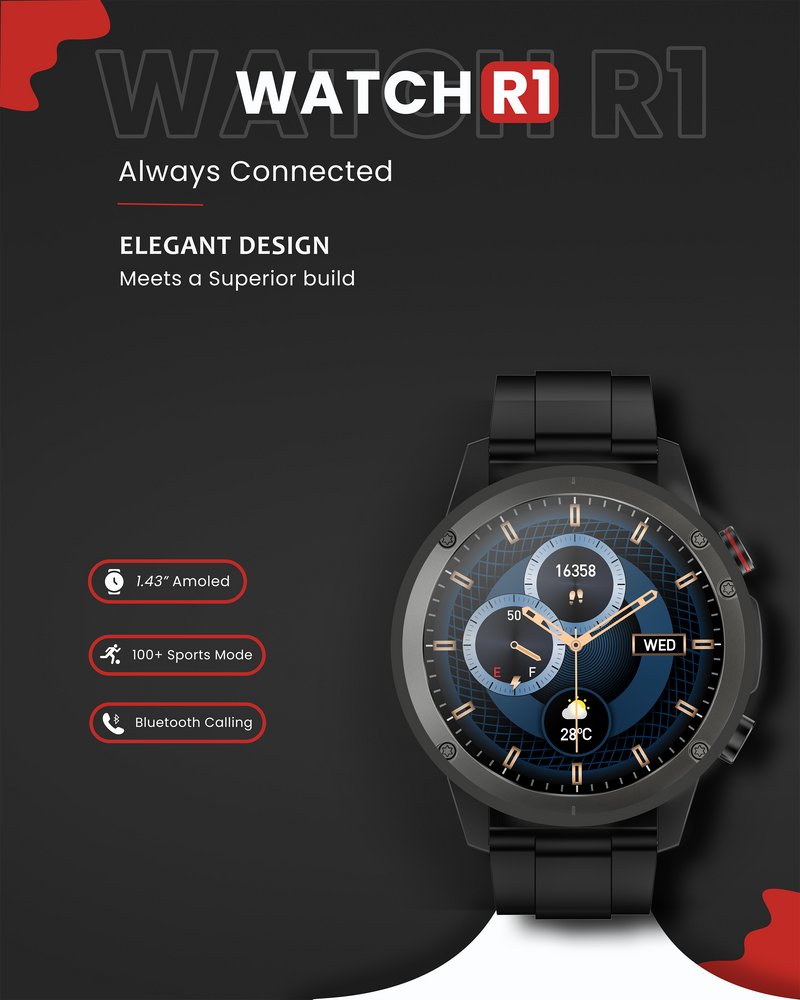 Hybott Watch R1 AMOLED smartwatch banner